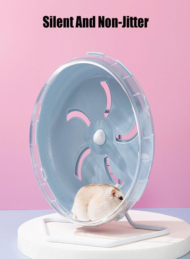 GKYZBB Hamster Wheel, 8.5 inch Silent Hamster Exercise Running Wheel with Stand,Pet Small Animals Exercise Running Toys,Adjustable Quiet Spinner for Guinea Pigs, Sugar Gliders, Gerbils (Blue, 8.5in) - Image 5